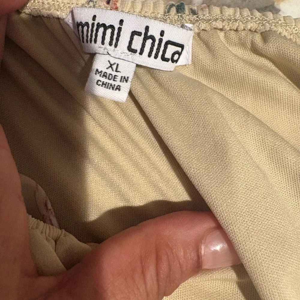 Mimi Chica Cream Midi Dress - Picture 4 of 4